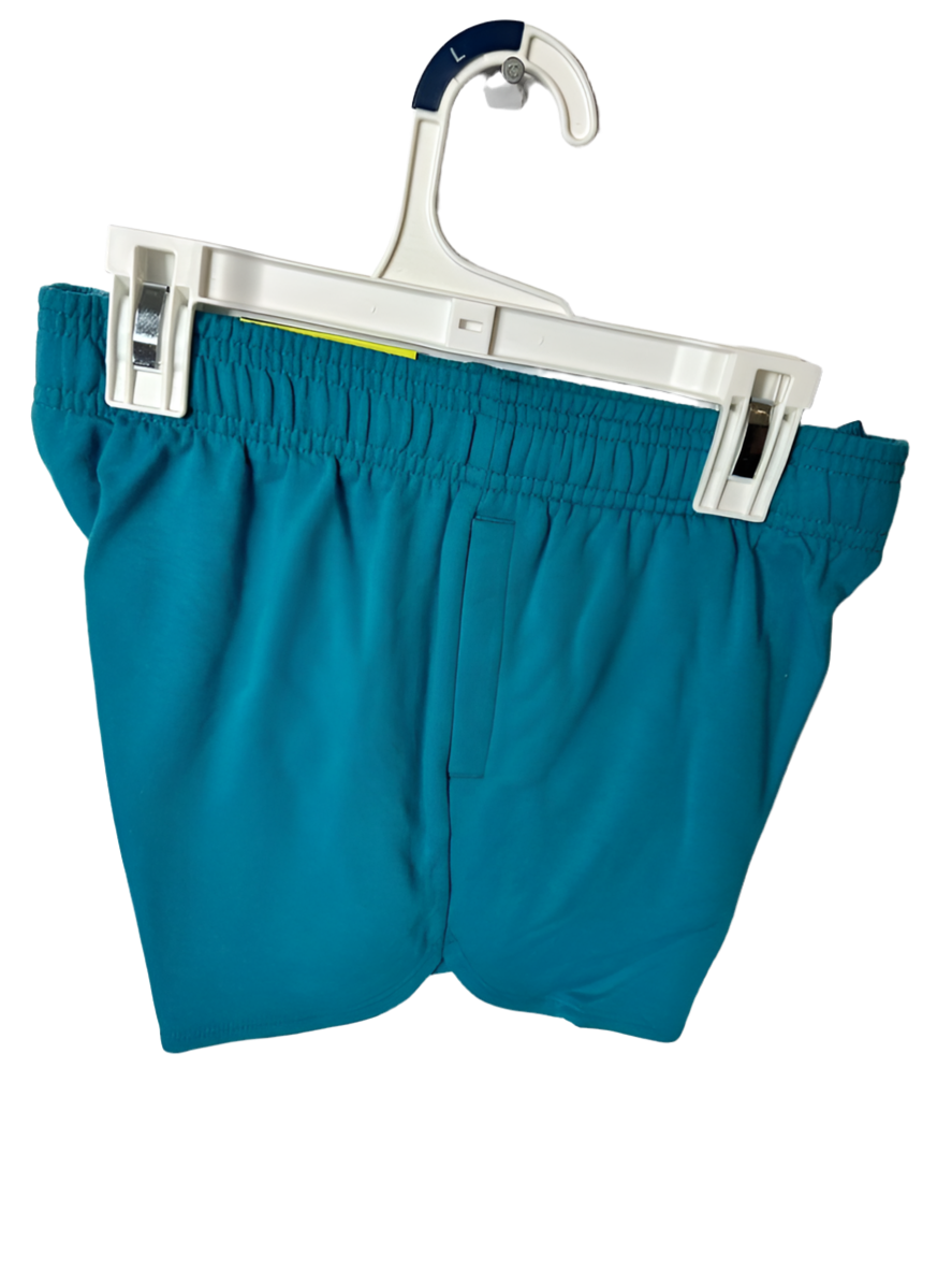 Girls All In Motion Teal Shorts