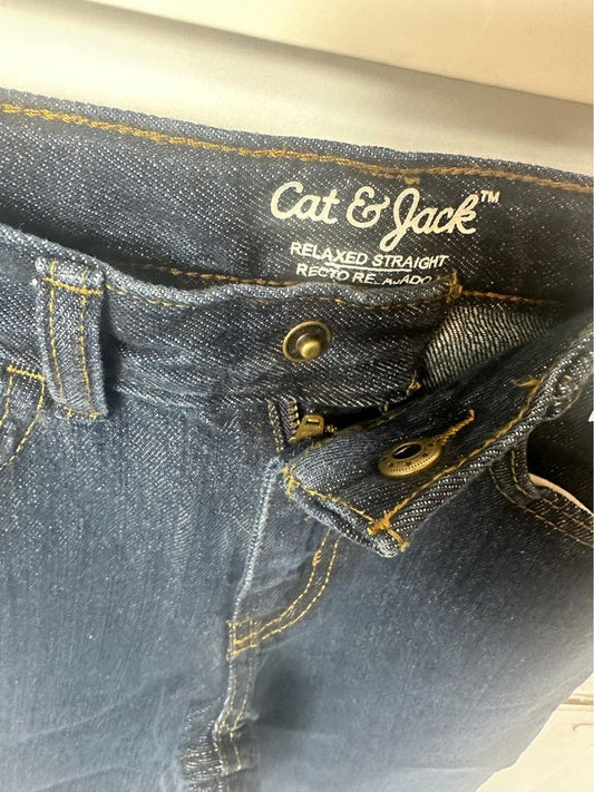 Cat & Jack Boys 10 Slim Dark Blue Jeans